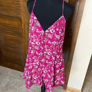 Lulus Spaghetti Strap Romper Size XLSide Zipper